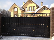 Кованые ворота,  заборы,  перила,  оградки - изготовление в Новосибирске. - foto 6